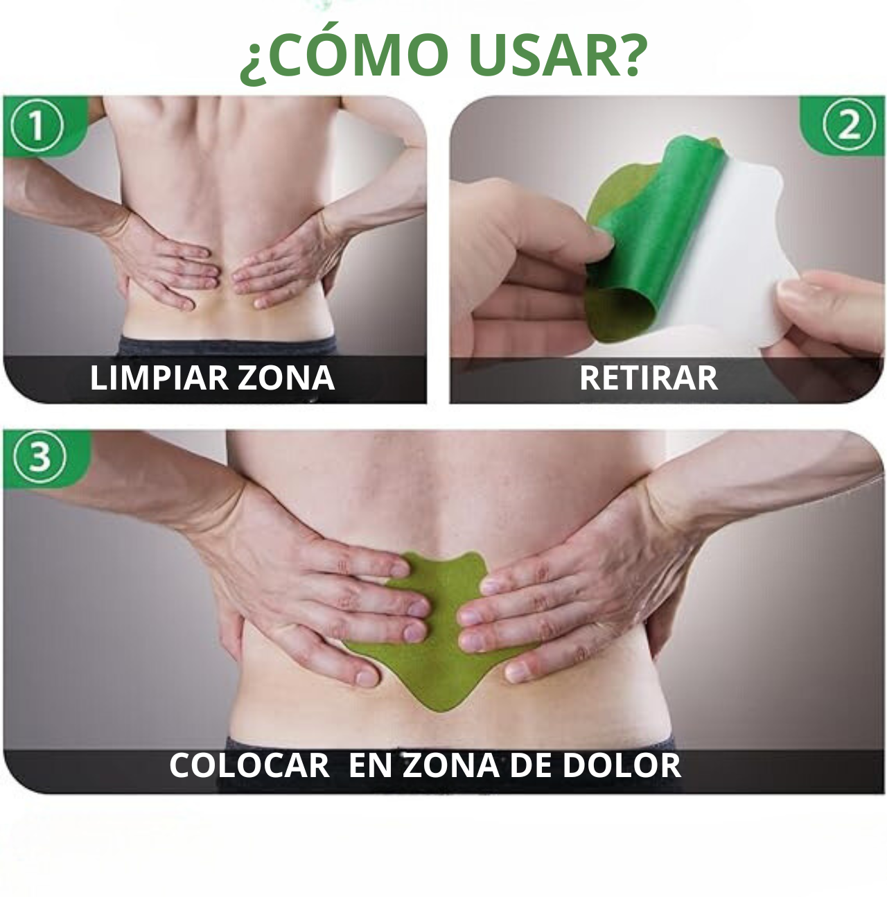 PARCHE PARA DOLOR LUMBAR